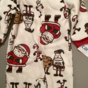 Santa Milk & Cookies sleeper (9 mo)